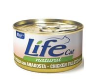 ‎لايف كات طعام رطب للقطط بالدجاج مع اللوبستر 85 جم