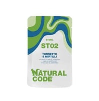 ناتشرال كود ST02 طعام رطب للقطط المعقمة بالتونة وا...