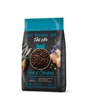 فيتمين فور لايف طعام جاف للقطط البالغة بالسمك والد...