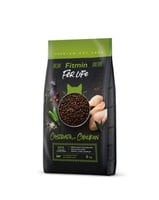 فيتمين فور لايف طعام جاف للقطط المعقمة بالدجاج 8 ك...