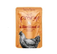 برامي أظرف طعام رطب للقطط المعقمة بالدجاج مع الجيل...