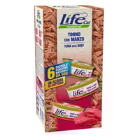 لايف كات مجموعة طعام رطب للقطط البالغة بالتونه وال...