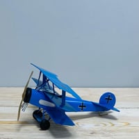 ديكور طيارة شراعية حديد ازرق