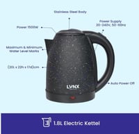 لينكس غلاية كهربائية هيكل ستانلس ستيل عنصر تسخين م...