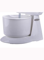 خلاط مع حامل وعاء بقوة 200 واط - أبيض