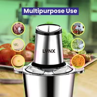 مفرمة الخضار واللحوم – 3 لتر، 300 وات – العمودي ست...