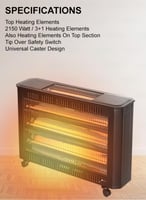 سخان كهربائي سراي بقدرة 2200 | WHT 6040