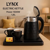 طقم غلاية كهربائية LYNX بقوة 1500 واط – ركن الشاي...