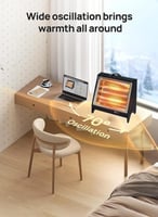 دفاية كهربائية – 3 عناصر تسخين بقدرة 1600 واط لتدف...