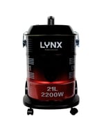 مكنسة كهربائية LYNX البرميلية 2200 وات - سعة 21 لت...