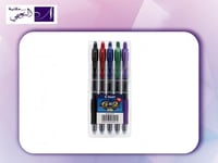 طقم أقلام حبر بايلوت G-2 جل برأس كروي بمقاس 0.7 بخ...