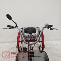 سيكل ثلاث كفرات رياضي لون أحمر