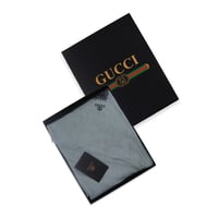 شال كشمري قوتشي فضي تطيرز بني