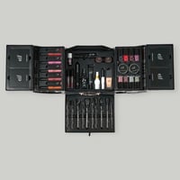 بوكس مكياج كامل كبير احترافي 47 قطعة الأسود من ايف...