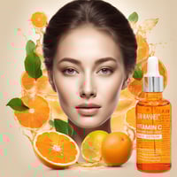 سيروم الوجه بخلاصة فيتامين سي مرطب عميق ومضاد للتج...