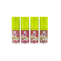 طقم قلوسات ثابتة مات من روز بيري 4 قطع