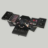 بوكس مكياج كامل كبير احترافي 47 قطعة الأسود من ايف...