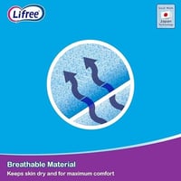 حفاضات لايفري سوبر كلوت للكبار جامبو ، مقاس كبير ج...