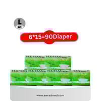 حفاضات فلوفسان عادي 15ق L(كرتون)