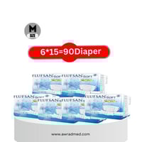 حفاضات فلوفسان عادي 15ق M(كرتون)