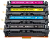 مجموعة خراطيش حبر ملونة HP 222A