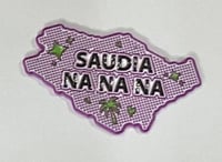 ستيكر معدني سعودية نانانا