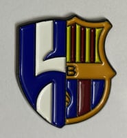 ستيكر معدني الهلال و برشلونة