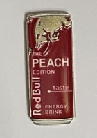 ستيكر معدني ريدبول احمر