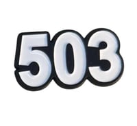 ستيكر معدني رمز 503