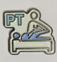 ستيكر معدني تخصص العلاج الطبيعي PT