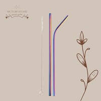 مصاص ستيل متدرج بالوان الطيف