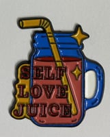 ستيكر معدني self love juice