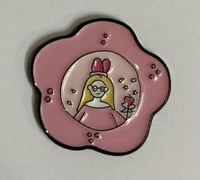 ستيكر معدني بنت حلوة