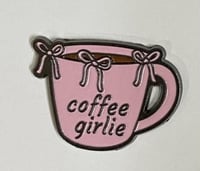 ستيكر معدني coffee girlie