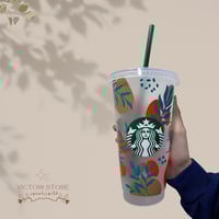 كوب الأوراق الاستوائية - tropical leaves Cup