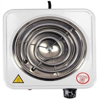 موقد تسخين سفري بشعلة مفردة 1000W-ابيض