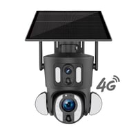 كاميرا طاقة شمسية دقة 4K تعمل بشريحة بيانات 4G - ع...