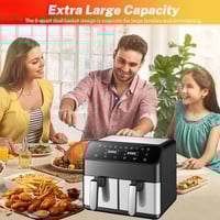 قلاية اير فراير بسلتين 8 لتر – 1000 واط لطهي صحي و...