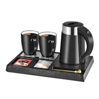 غلاية كهربائية منزلية من DLC - مع 2 كوب سيراميك