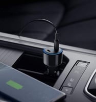 شاحن سيارة تايب سي بمنفذين من انكر 48 واط شحن سريع...