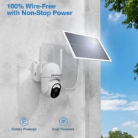 كاميرا مراقبة بالطاقة الشمسية واي فاي دقة 4MP | مو...