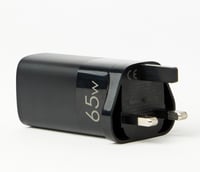 فيش شاحن تايب سي جداري 65W من موج ماكس +كيبل قماش...