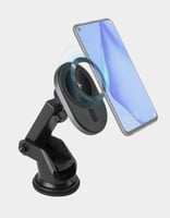 قاعدة تثبيت الجوال مع شاحن سيارة وشاحن لاسلكي 10 و...
