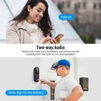 جرس باب ذكي CM28 بتقنية الواي فاي والفيديو (WI-FI...