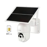 كاميرا مراقبة طاقة شمسية 4G بدقة 4MP مع تصوير ليلي...