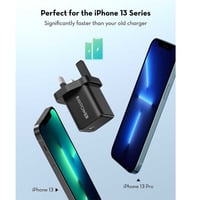 شاحن ايفون فيش جداري من راف باور بايونير 30 واط بت...