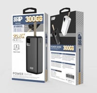 باور بانك 30000mAh شحن سريع 22.5W(منفذ PD +منفذين...