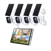 نظام كاميرات المراقبة اللاسلكي 4 كاميرات ، بدقة 4...