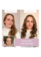 مجموعة ربطة الشعر الإسفنجية لتجعيد الشعر من دون حر...