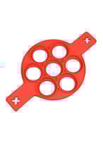 قالب سيليكون للبيض والبان كيك أحمر